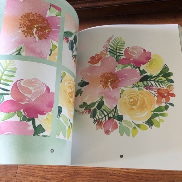 DIY Watercolor Flowers Paperback book - Picture 7 of 8